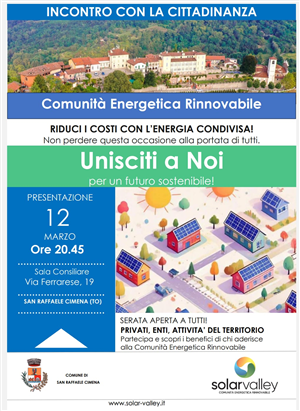 Comunità Energetica Rinnovabile intercomunale - Solar Valley
